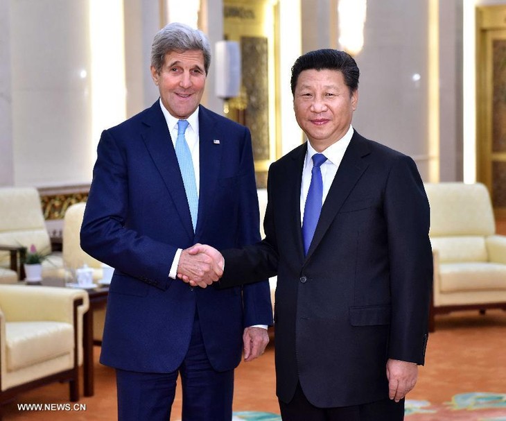 Председатель КНР Си Цзиньпин встретился с госсекретарем США Джоном Керри - ảnh 1